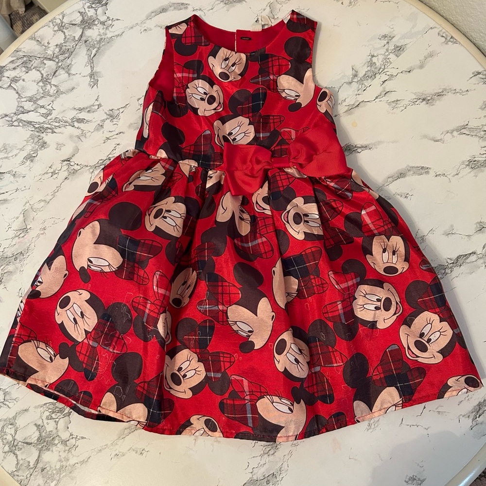 H&M Red Disney Character Dress